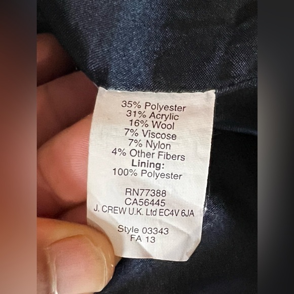 J. Crew wool blend Tweed jacket - Picture 9 of 10